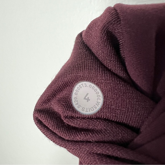 LULULEMON Align Pant 28" High Rise Cassis Red Purple NULU Full Length Tights 4 - Picture 4 of 4